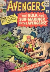 The Avengers #3 (64). Por Kirby y Reinman.