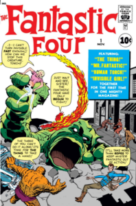 The Fantastic Four #1 (61). Por Kirby.