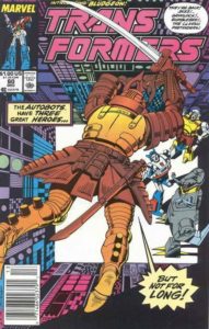 Transformers Vol 1 #60 (89). Por Jose Delbo y Danny Bulanadi.