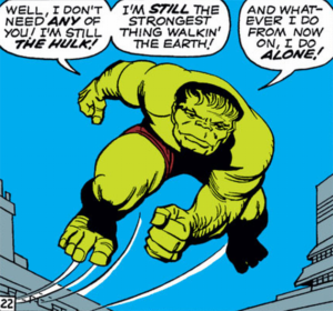 Viñeta de The Avengers #2. Por Jack Kirby.