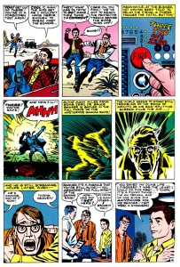 Página de The Incredible Hulk #01. Por Jack Kirby y Paul Reinman