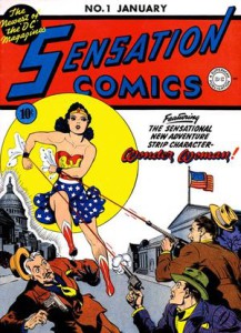 Sensation Comics #01. Por Jon L. Blummer.