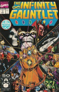 The Infinity Gauntlet Vol 1 #1. Por George Perez.