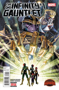 The Infinity Gauntlet Vol.2 #1. Por Dustin Weaver.