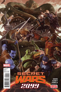 Secret Wars 2099 #5. Por Dave Rapoza.