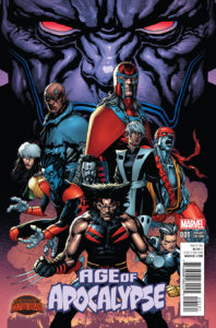 Portada alternativa de Age of Apocalypse Vol 2 #1 Por Clarke.