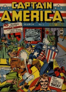 Captain America Comics #1. Por Joe Simon y Jack Kirby.