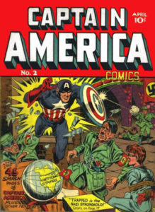 Captain America Comics #2. Por Joe Simon y Jack Kirby.