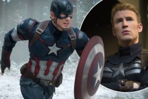 Chris Evans como Capitán América.