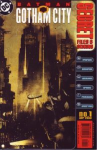 Batman: Gotham City Secret Files and Origins #1 (00). Por John Van Fleet.
