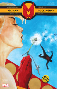 Portada de Miracleman by Gaiman & Buckingham #2. Por Mark Buckingham.