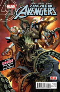 The New Avengers Vol 4 #4. Por Gerardo Sandoval y Dono Sanchez Almara.