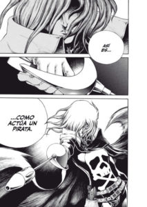 Página de "Capitán Harlock - Dimension Voyage #1". Por "Kouichi Shimaoshi".